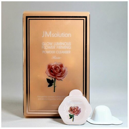Купить Энзимная пудра с розовой водой JMsolution Glow Luminious Flower Firming Powder Cleanser Rose 30шт., JM Solution