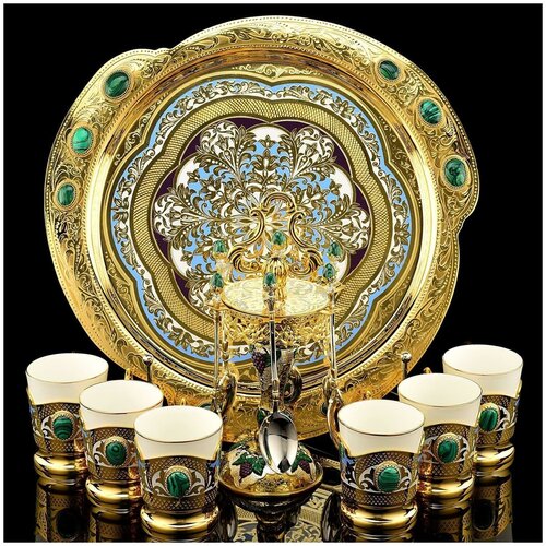 фото Кофейный набор "элегия". златоуст русь великая