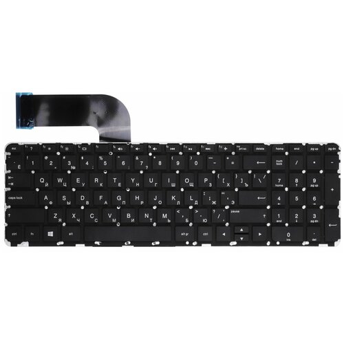 Клавиатура для ноутбука HP 15-v000 15-p000 17-f000 HP 15-k Series Плоский Enter Черная без рамки PN SG-59680-XUA 1127₽