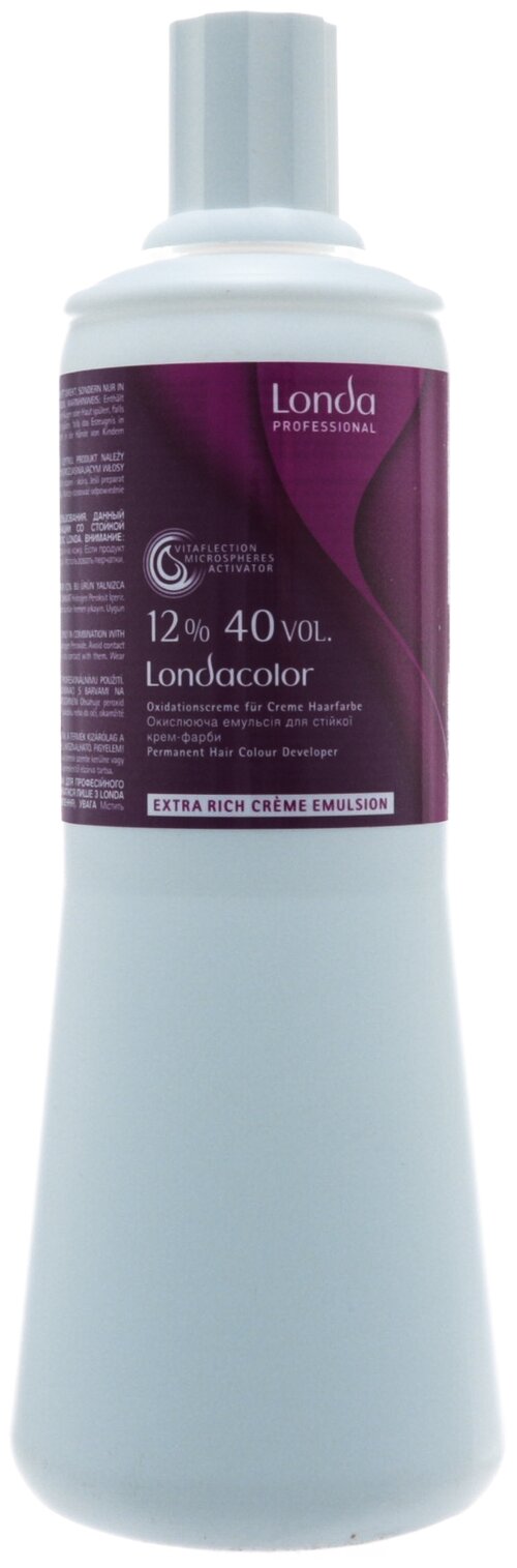 Londa Professional Londacolor Окислительная эмульсия для стойкой крем-краски Extra Rich Creme Emulsion 12 %, 1000 мл, 1050 г