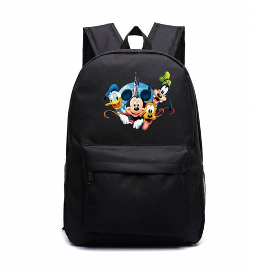 Рюкзак герои Микки Маус (Mickey Mouse) черный №6