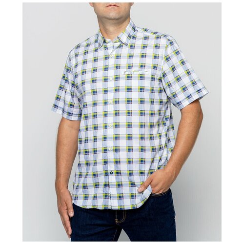 фото Мужская рубашка pierre cardin короткий рукав futureflex (53911/000/27127/9012 размер l)