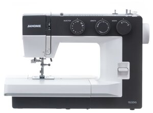 Швейная машина Janome 1522DG, белый/черный