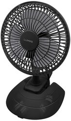 LUMME LU-109 черный/серый вентилятор настольный