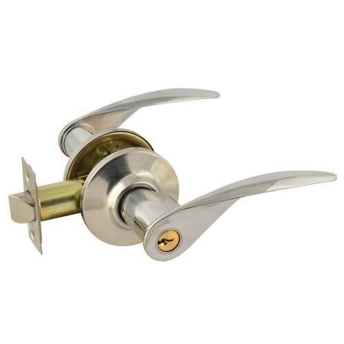 фото Ручки с защелкой нора-м тт12 нажимные - хром - 01 - ключ/фиксатор