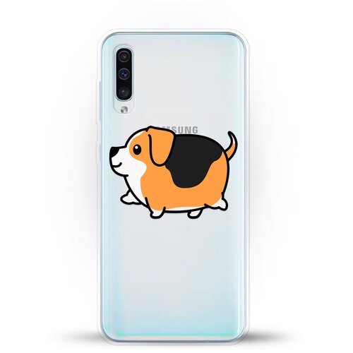 фото Силиконовый чехол толстый бигль на samsung galaxy a50s andy & paul