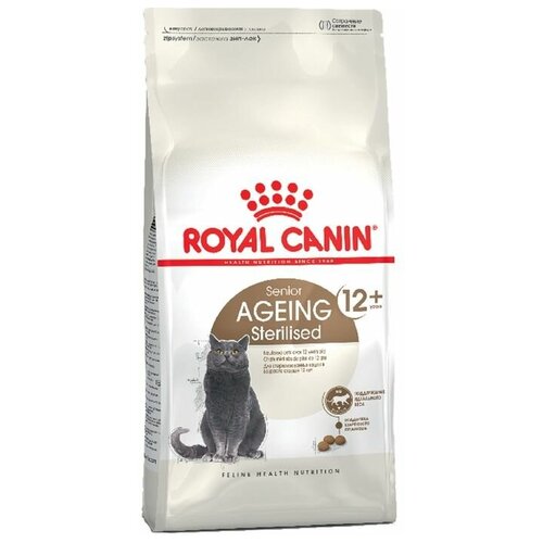 Сухой корм RC Sterilised +12 для стерилизованных кошек, 400 г корм для кошек royal canin ageing sterilised для кастрированных и стерилизованных старше 12 лет сух 2кг