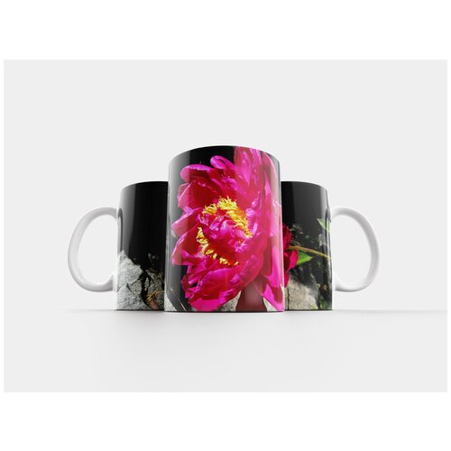фото Кружка "пион, розовый цветок, цветок" 320 мл lotsprints