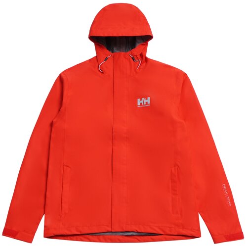 ветровка Helly Hansen демисезонная, подкладка, капюшон, карманы, манжеты, размер S, красный