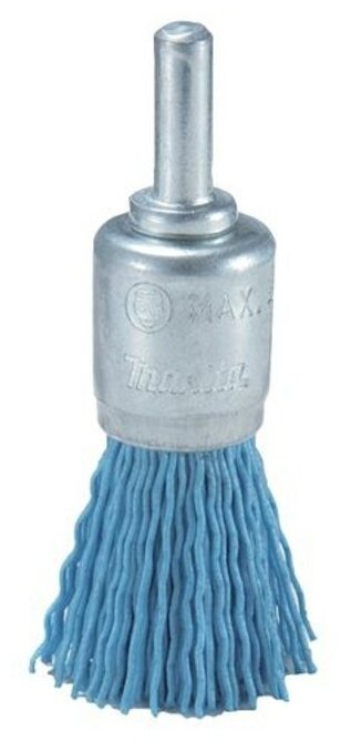 Щетка нейлоновая кистевая Makita (d12 мм, синяя, G240, 6 мм), - фото №3