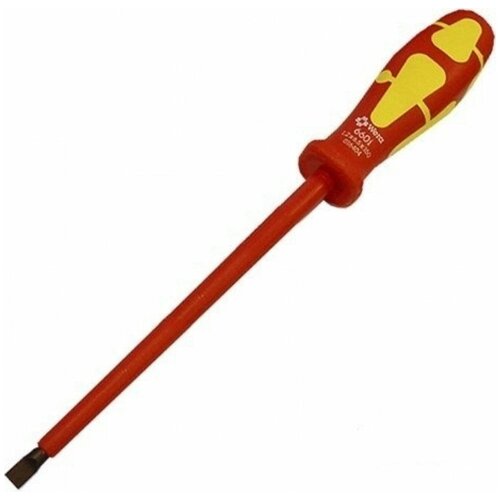 Отвертка диэлектрическая шлицевая WERA Kraftform Classic 6,5 x 150 мм 016404