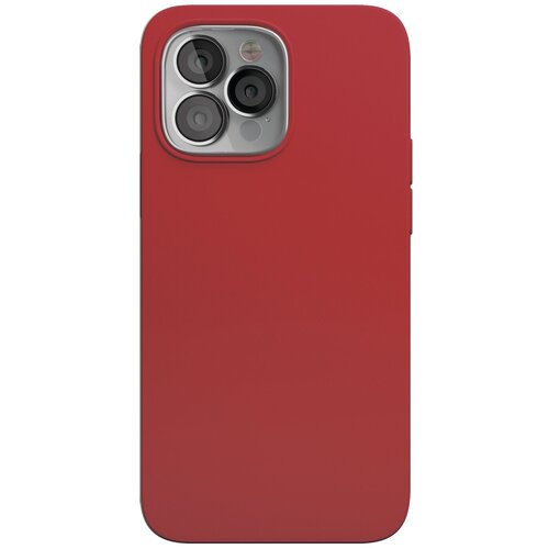 Чехол защитный "vlp" Silicone case with MagSafe для iPhone 13 Pro, красный