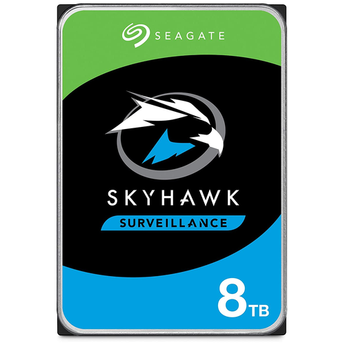 Жесткий диск Seagate SkyHawk 8 ТБ ST8000VX004 жёсткий диск seagate st8000vx004 surveillance skyhawk 8 тб sata iii 3 5