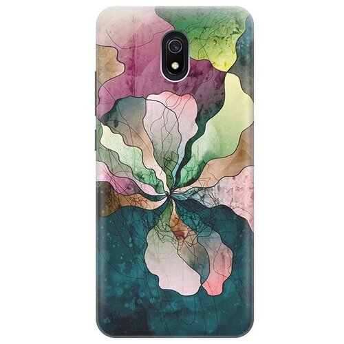 фото Ультратонкий силиконовый чехол-накладка для xiaomi redmi 8a с принтом "прекрасные цвета" gosso