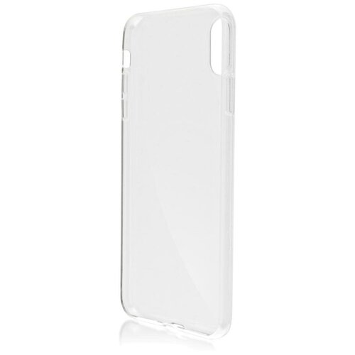 Чехол для Apple iPhone Xs Max Brosco Силиконовая накладка, прозрачный