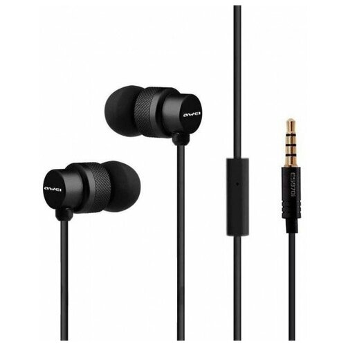Наушники MP3 Awei ES-970I черный 55500₽
