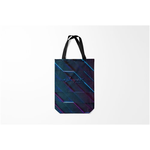 фото Сумка-шоппер / 31х42 см / геймерам / cyberpunk 2077 burnettie