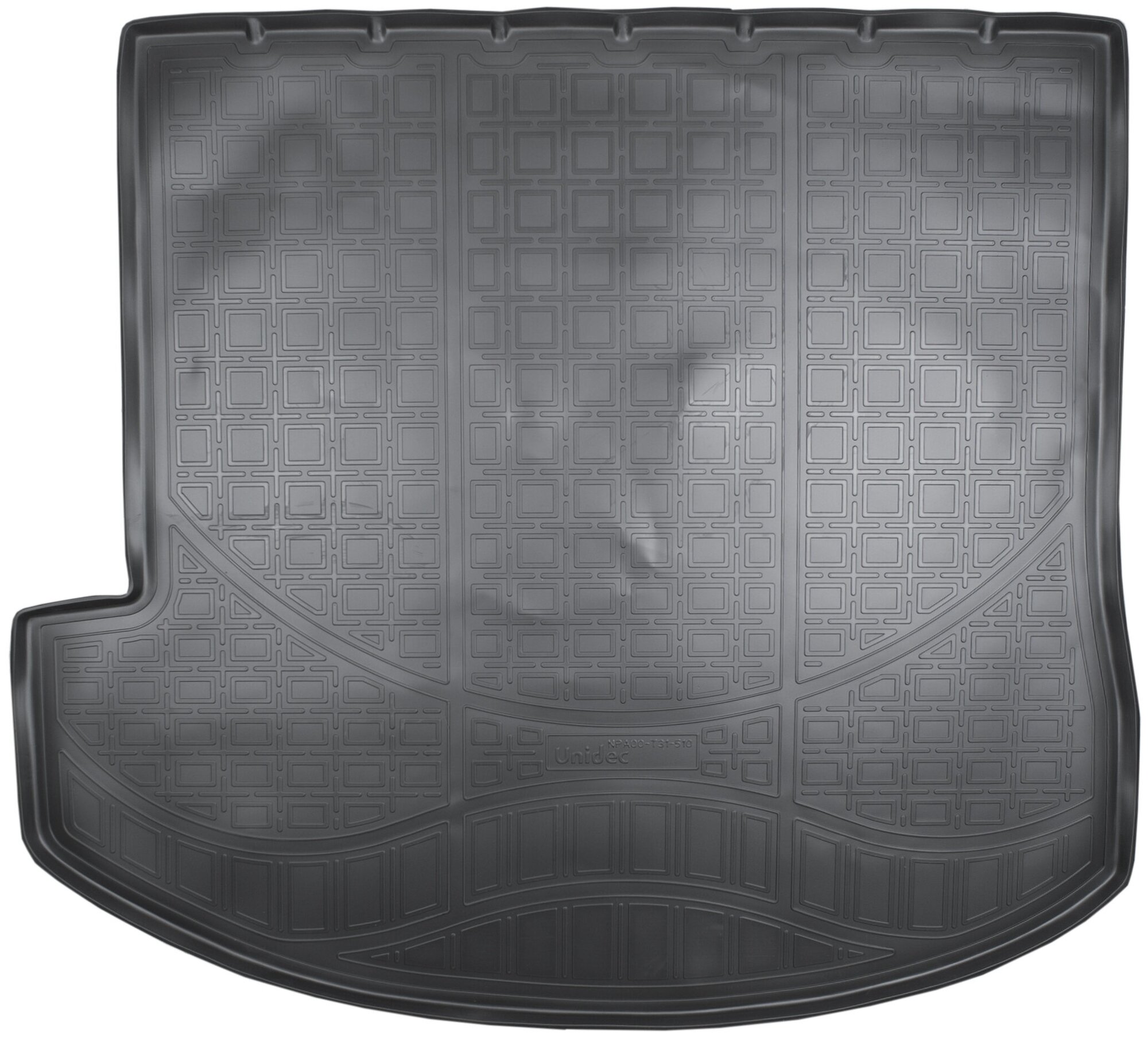 Коврик багажника (полиуретан)для Hyundai Grand Santa Fe (DM) (2013-) (7 мест большой ) (NPA00-T31-510)