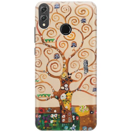 фото Gosso ультратонкий силиконовый чехол-накладка для honor 8x с принтом "климт"