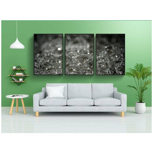 фото Набор модулных постеров для интерьера "кипящей воды, пузыри, приготовление еды" 60x90 см. в тубусе, без рамки lotsprints