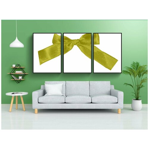 фото Набор модулных постеров для интерьера "лента, украшение, галстуки" 60x90 см. в тубусе, без рамки lotsprints