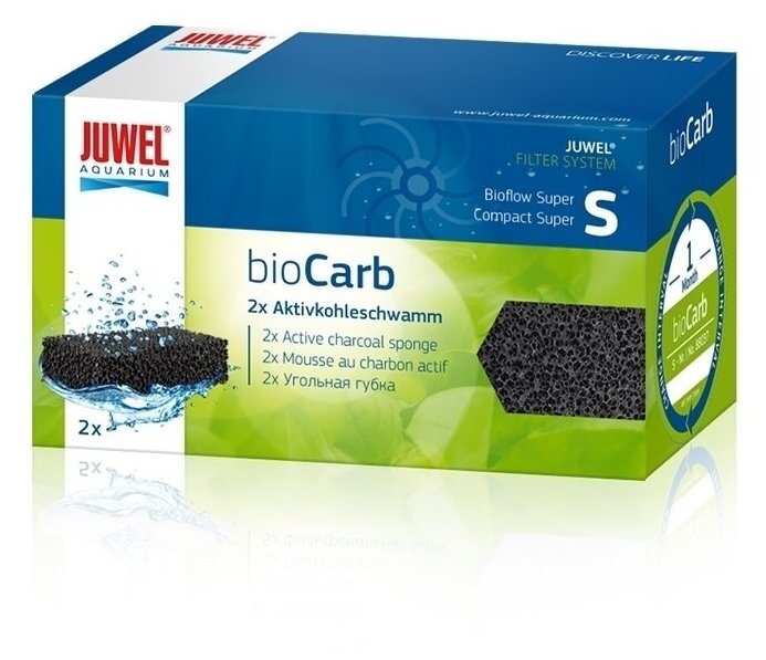 Губка угольная Juwel "Bio Carb" для фильтра "Bioflow Super. Compact Super" - фотография № 1