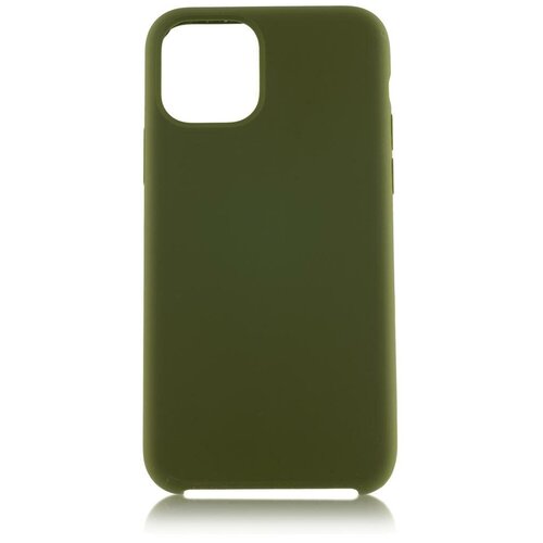 фото Чехол для apple iphone 11 pro max brosco softrubber хаки