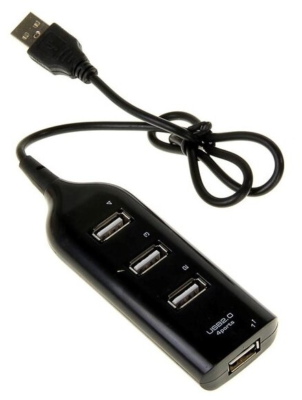 USB-разветвитель LuazON HGH-63009 на 4 порта микс