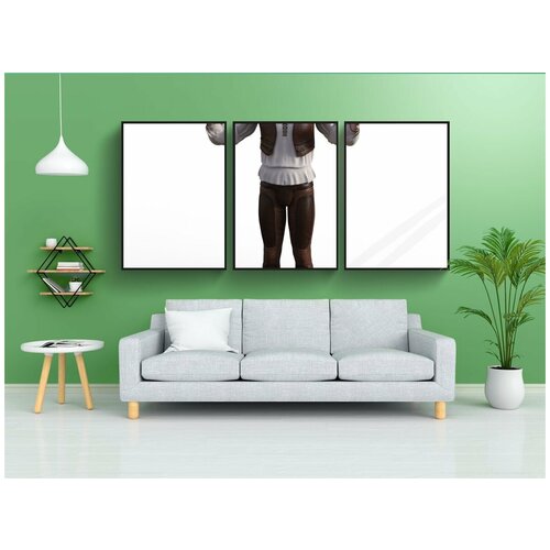 фото Набор модулных постеров для интерьера "человек, изолированный, жест" 60x90 см. в тубусе, без рамки lotsprints