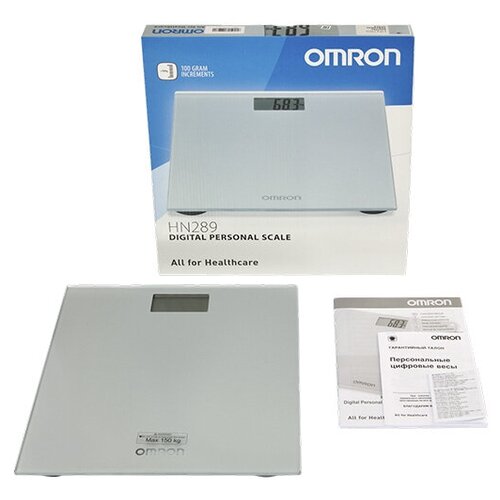 фото Omron (омрон) весы персональные цифровые omron hn-289 (hn-289-esl) серые