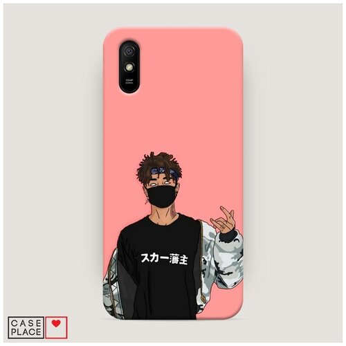фото Чехол пластиковый xiaomi redmi 9a в маске 2 case place