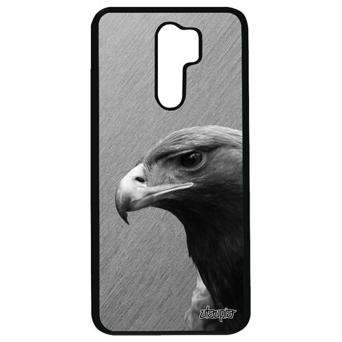 фото Красивый чехол на смартфон // xiaomi redmi 9 // "орел" беркут небо, utaupia, серый