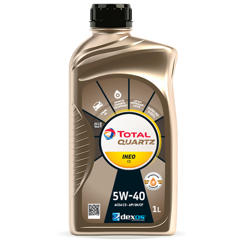 Моторное масло Total Quartz Ineo C3 5W-40 SN/CF синтетическое 1 л