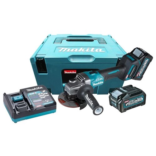 Аккумуляторная УШМ Makita GA004GM201 115 мм синий 7017500₽