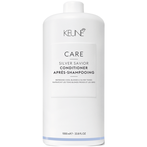 Keune кондиционер Care Silver Savior для всех оттенков блонда, 1000 мл keune care silver savior foam treatment soin mousse пенка уход сильвер с фиолетовым пигментом для холодных оттенков блонда 200 мл