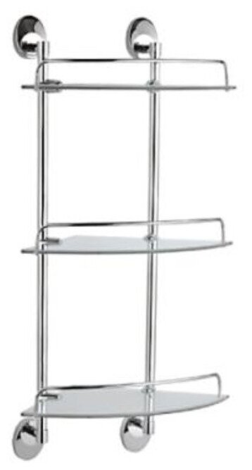 Полка стеклянная 3-ярусная HAIBA HB1607-3