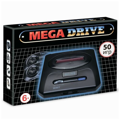 фото Игровая приставка 16bit classic drive (50-in-1) 16 gamebit