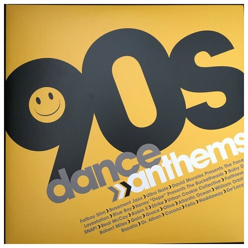 Виниловая пластинка Various Artists - 90s Dance Anthems 2LP