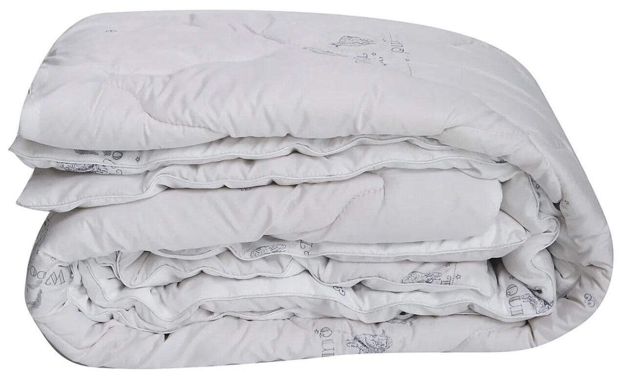 Одеяло 1,5 спальное зимнее коллекции Cotton овечья шерсть 140х205 Эльф (661) - фотография № 4