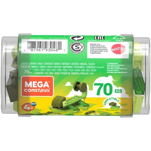 Конструктор Mega Construx Building Tube GVM57, 70 дет.