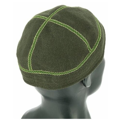 Папаха , размер 62, зеленый