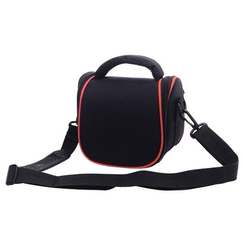 фото Чехол-сумка mypads ktt-1534 для фотоаппарата canon eos m10/m2/m/m3/m5/m6 из высококачественного материала красно-черная