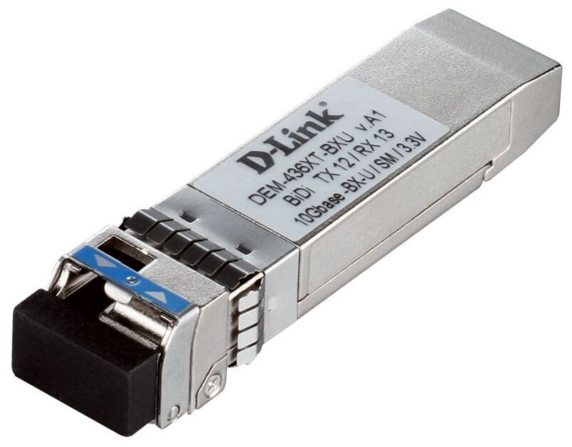 Трансивер D-Link 436XT-BXU/20KM Western DigitalM SFP+ Transceiver, 10GBase-ER, Simplex LC, TX: 1270nm, RX: 1330nm, Single-mode, 20KM