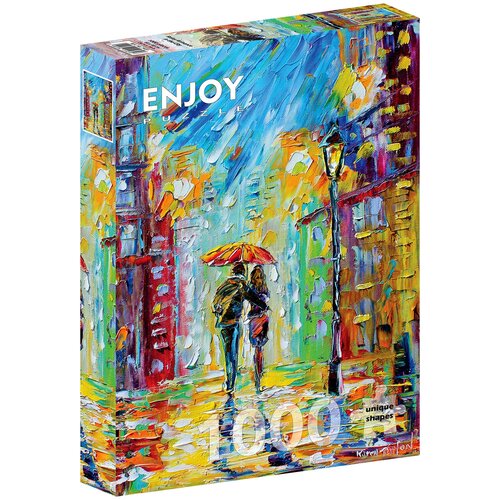 Пазл Enjoy 1000 деталей: Дождливый роман в городе пазл enjoy 1000 деталей дождливый день в париже