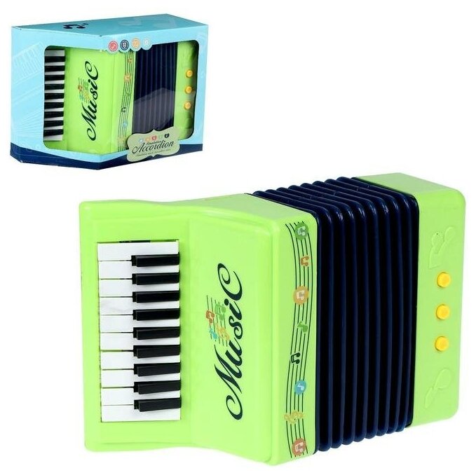 фото Игрушка музыкальная «Аккордеон», микс