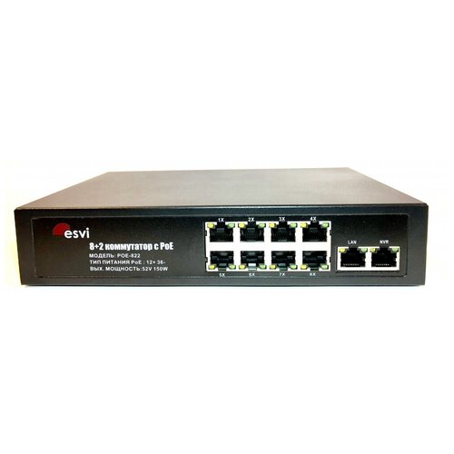 Коммутатор PoE-803G 82 гигабитных порта металлический корпус 820000₽