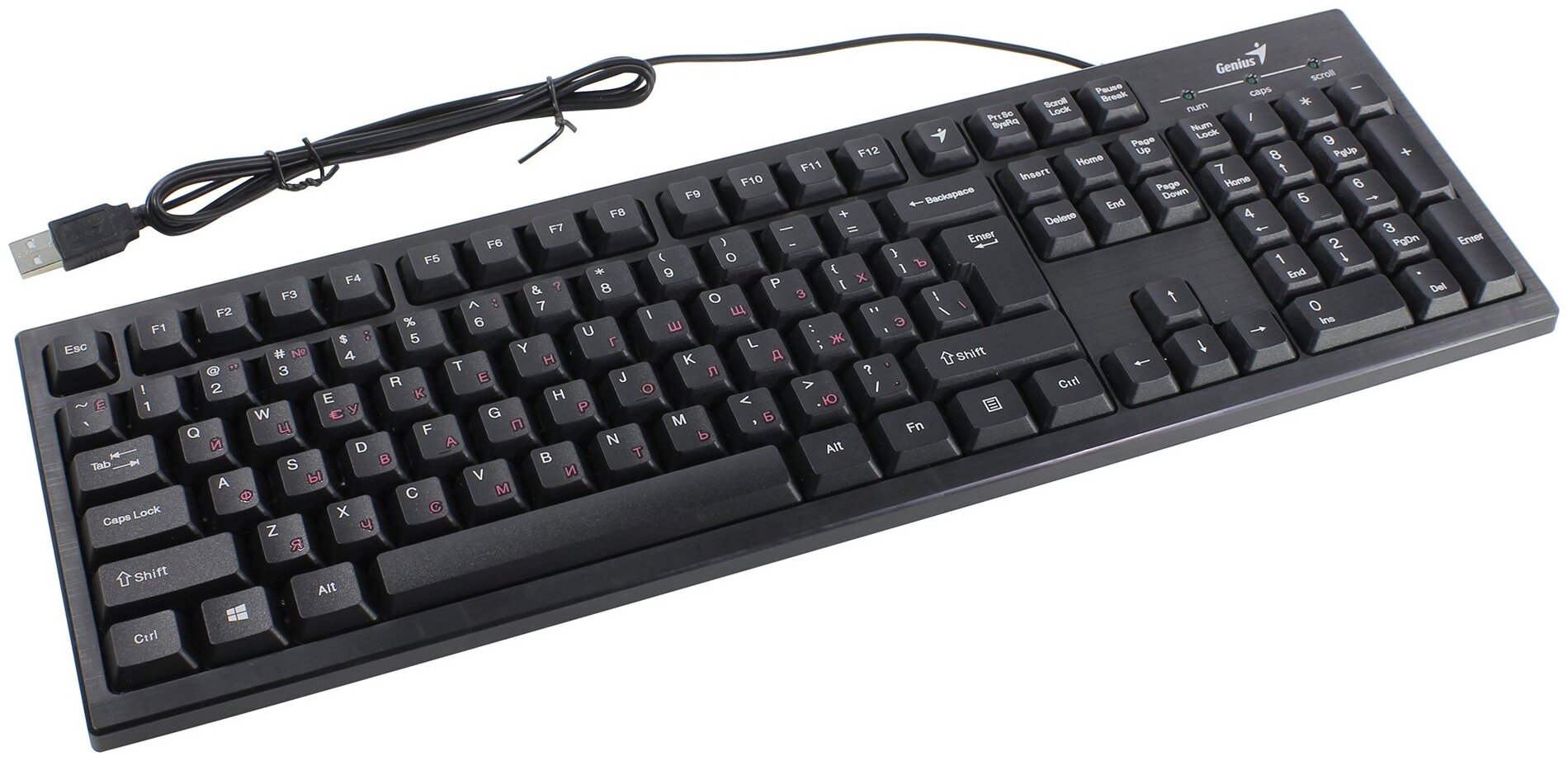 Клавиатура Genius Smart KB-101, Black, 105кл., SmartGenius, USB