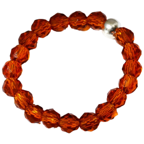 фото Кольцо шар №3 гранёный "шпинель", цвет золотой, размер микс нет бренда