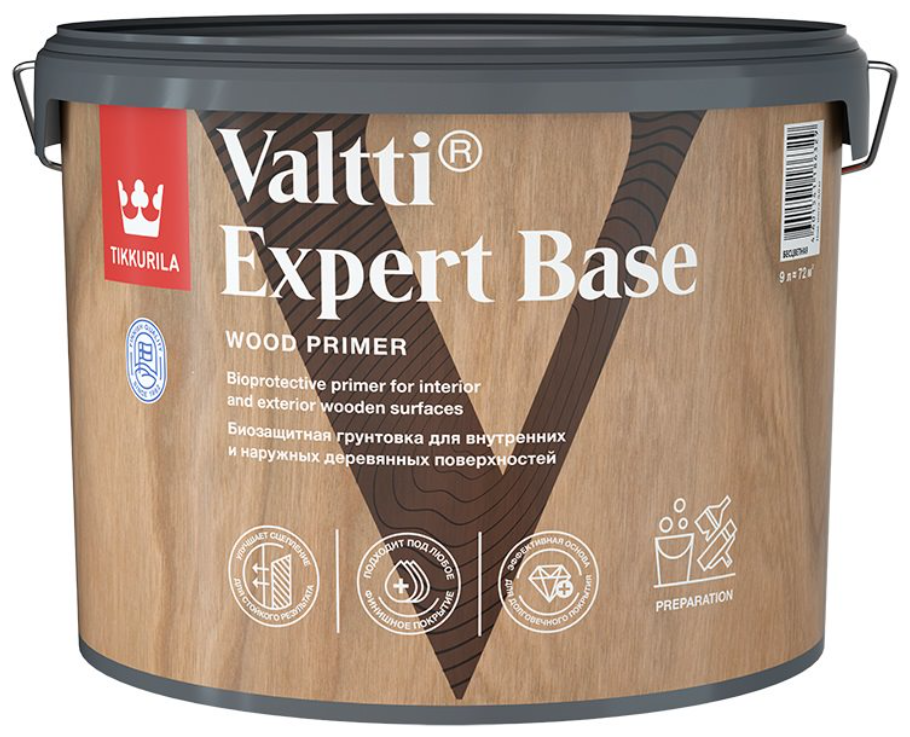 Tikkurila Антисептик грунтовочный VALTTI EXPERT BASE 9л