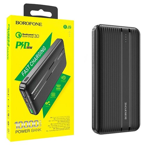 Внешний аккумулятор Power Bank Borofone BJ9 для 10000mAh 3A QC30 PD черный 183000₽